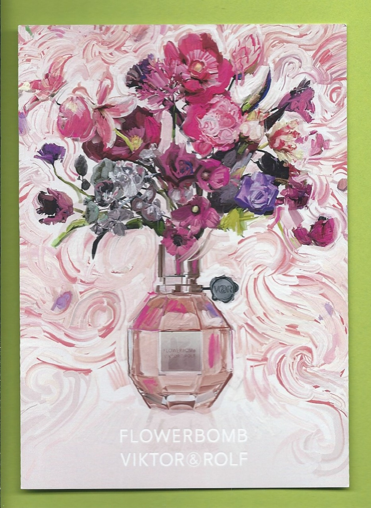 VICTOR & ROLF *FLOWERBOMB * *POSTCARD * - Modernas (desde 1961)