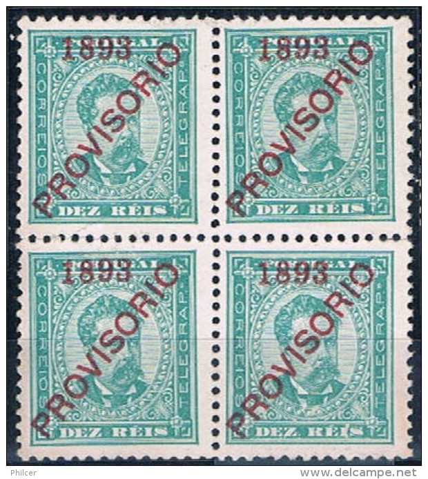 Portugal, 1892/3, # 90 Dent. 11 3/4, Sob D, MNG - Nuovi