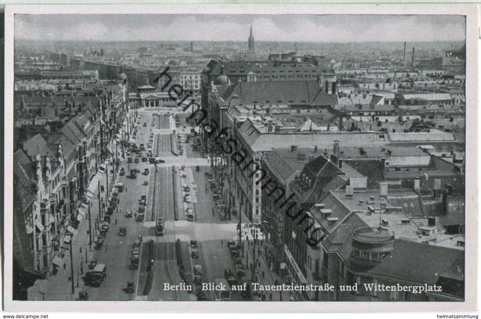 Berlin - Blick Auf Tauentzienstrasse Und Wittenbergplatz - Schoeneberg