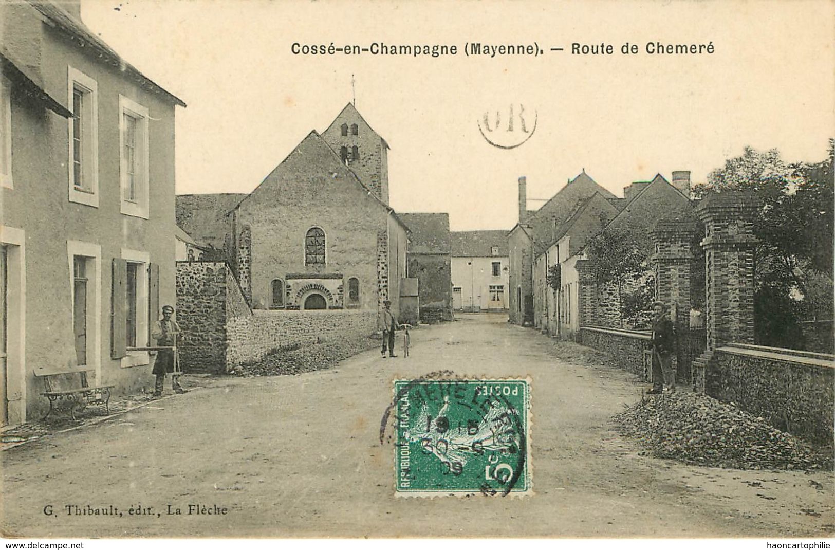 53: Cosse En Champagne  : Route De Chemeré - Autres & Non Classés