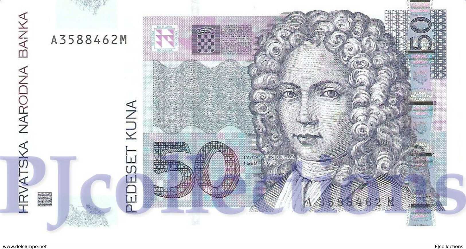 CROATIA 50 KUNA 2002 PICK 40a UNC - Croatia