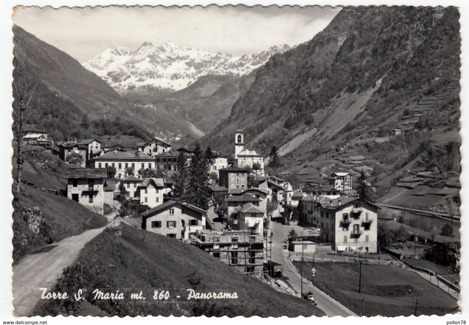 TORRE S. MARIA - PANORAMA - SONDRIO - 1960 - Sondrio