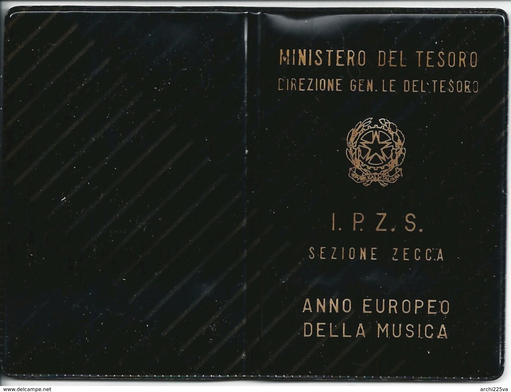 1985 ITALIA - MUSICA - 500 Lire FDC - Argento / Silver / Argent - Confezione Originale - Mint Sets & Proof Sets