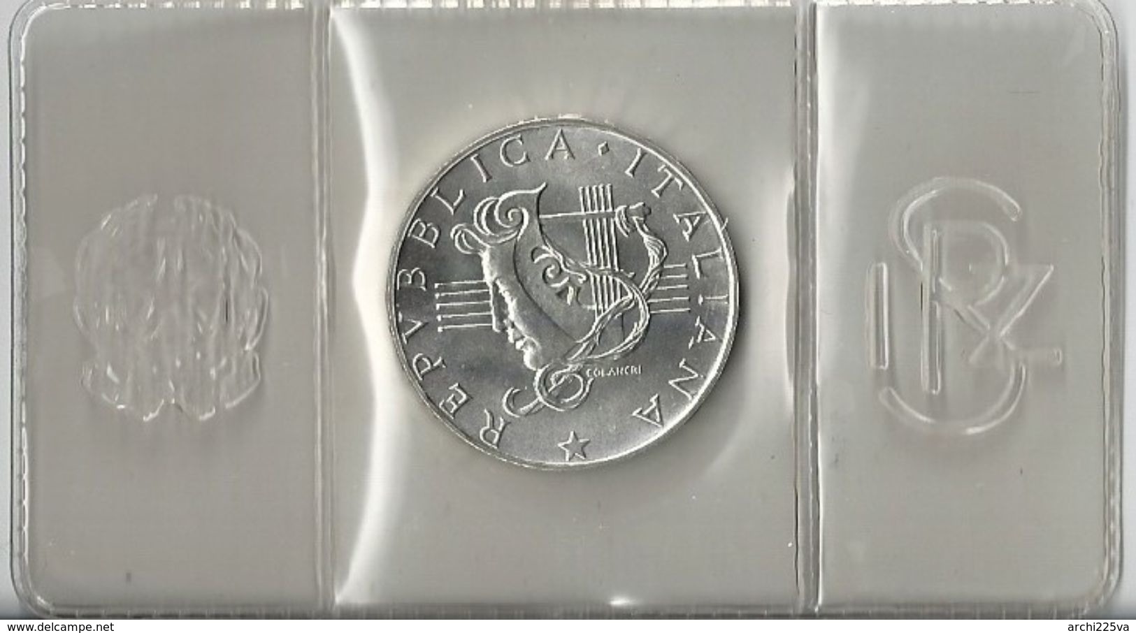 1985 ITALIA - MUSICA - 500 Lire FDC - Argento / Silver / Argent - Confezione Originale - Mint Sets & Proof Sets