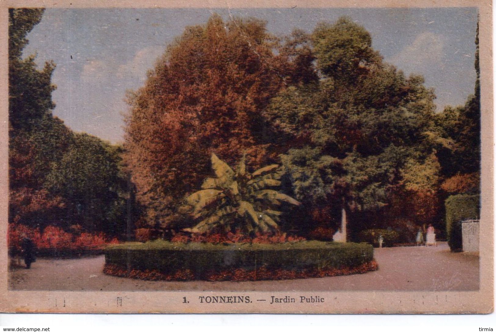 Tonneins -  Jardin Public - 1947 - Tonneins