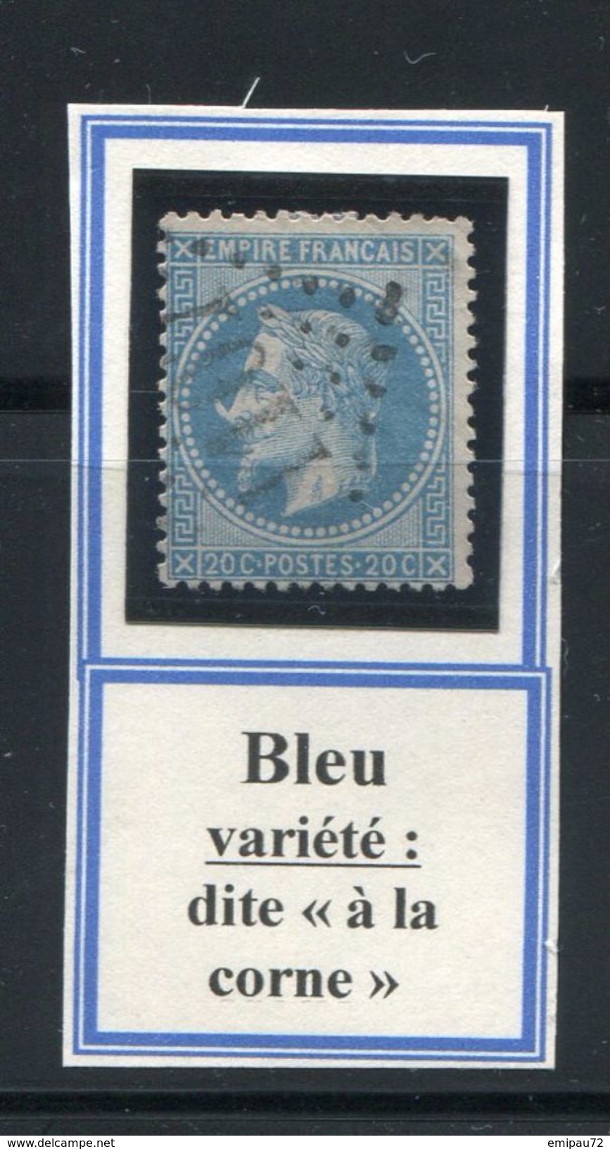 FRANCE- Y&T N°29B- GC 1107 (CONDOM 31) Avec Variété: Dite à La Corne Sur Le Nez- Le Tout Très Rare!!! - 1863-1870 Napoléon III Lauré