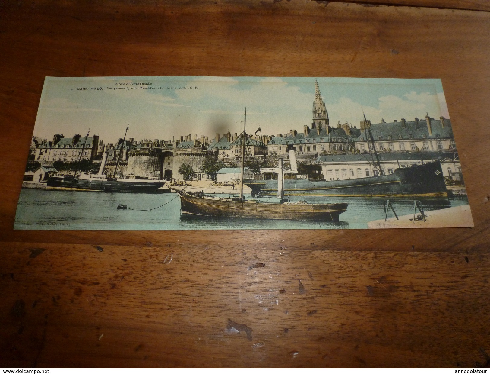 SAINT-MALO  Vue Panoramique De L'Avant-Port  -  La Grande Porte -  édition Guérin à St-Malo - Saint Malo