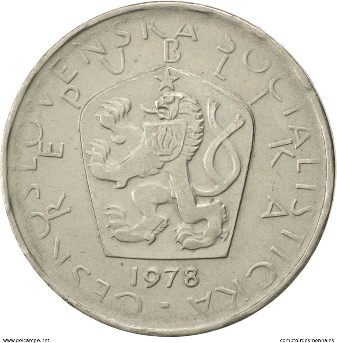 Monnaie, Tchécoslovaquie, 5 Korun, 1978, SUP, Copper-nickel, KM:60 - Czechoslovakia