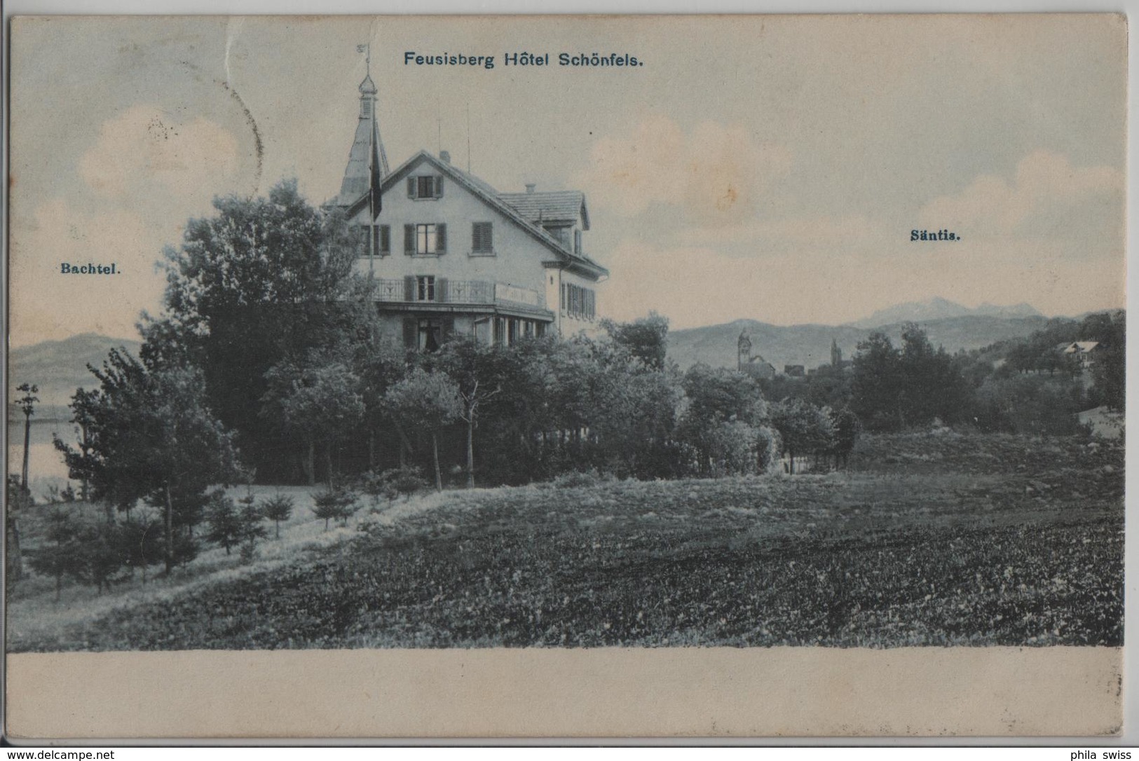 Feusisberg Hotel Schönfeld Mit Bachtel Und Säntis - Photo: Metz - Feusisberg