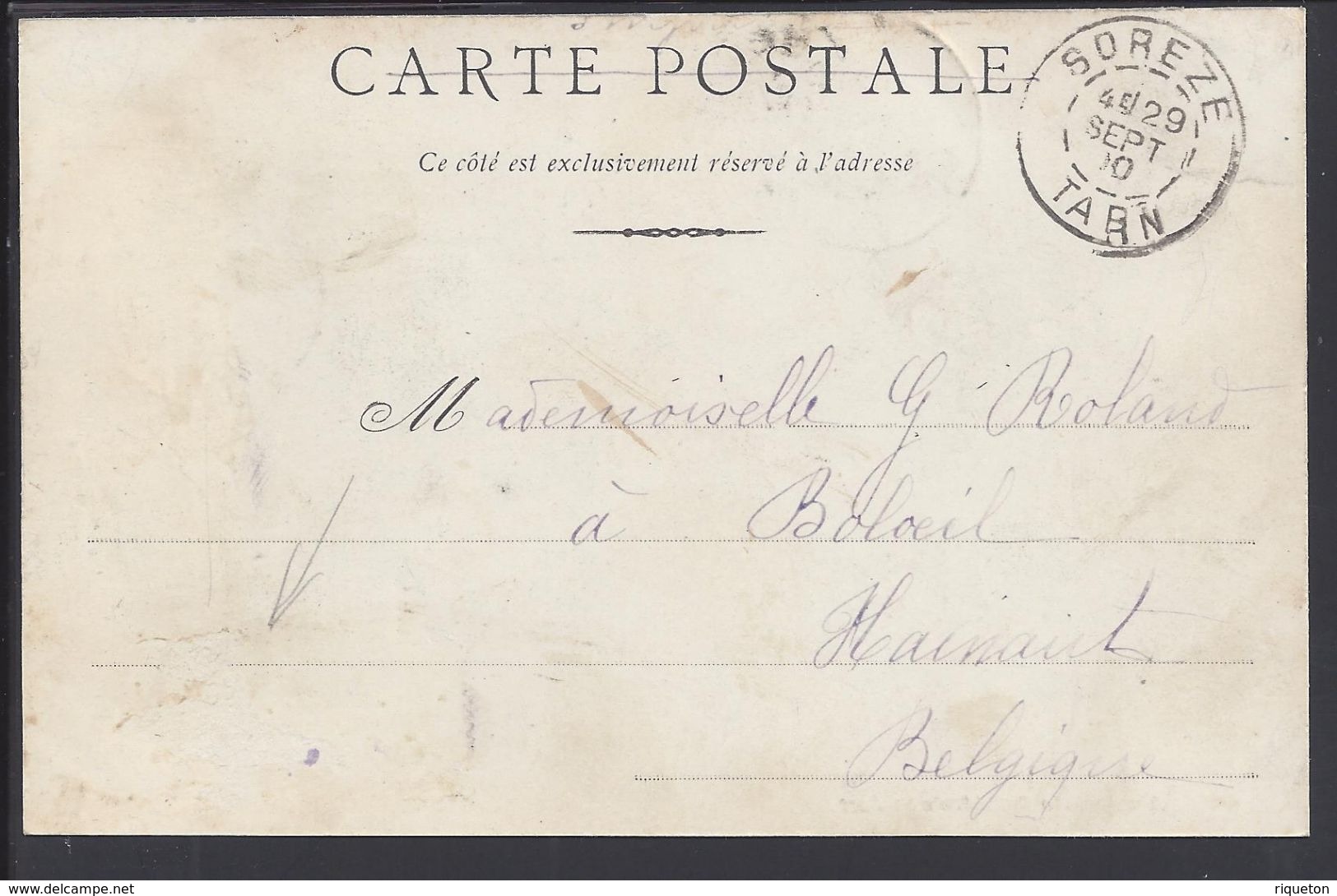 FR - CPA 11 - Précursseur "Narbonne  Abside De La Cathédrale St Just" Belle Oblitération Sorèze Du 29 Sept.1900 - B/TB. - Narbonne