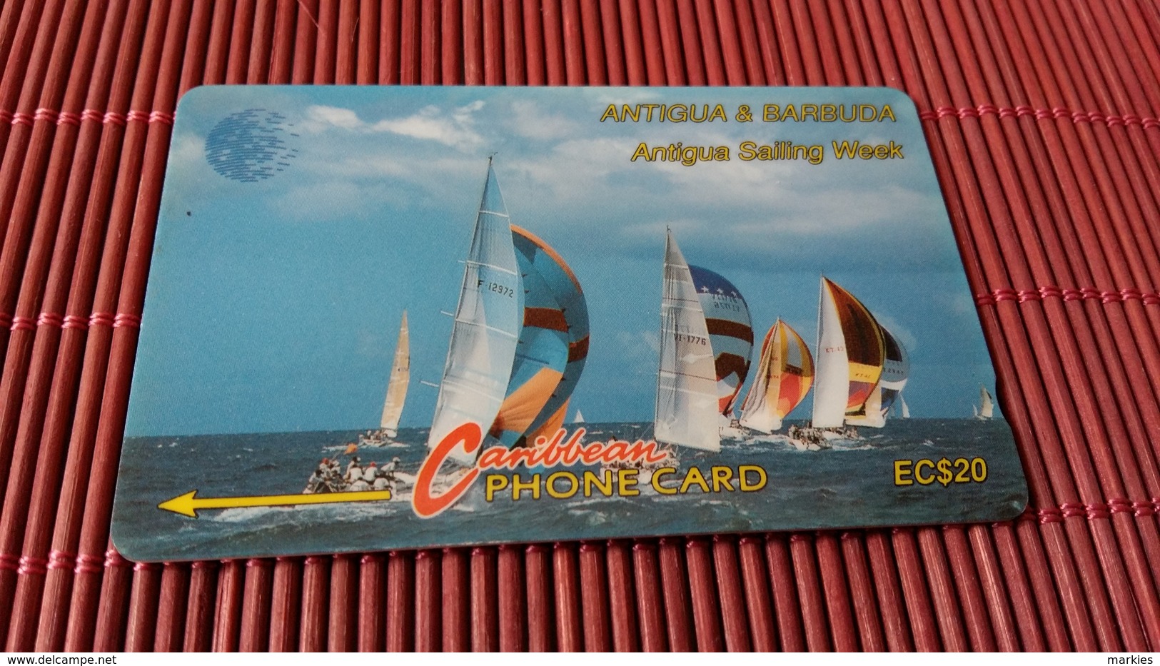 Phonecard Antiga & Barbuda Number 13 CATB Used Rare - Antigua Et Barbuda