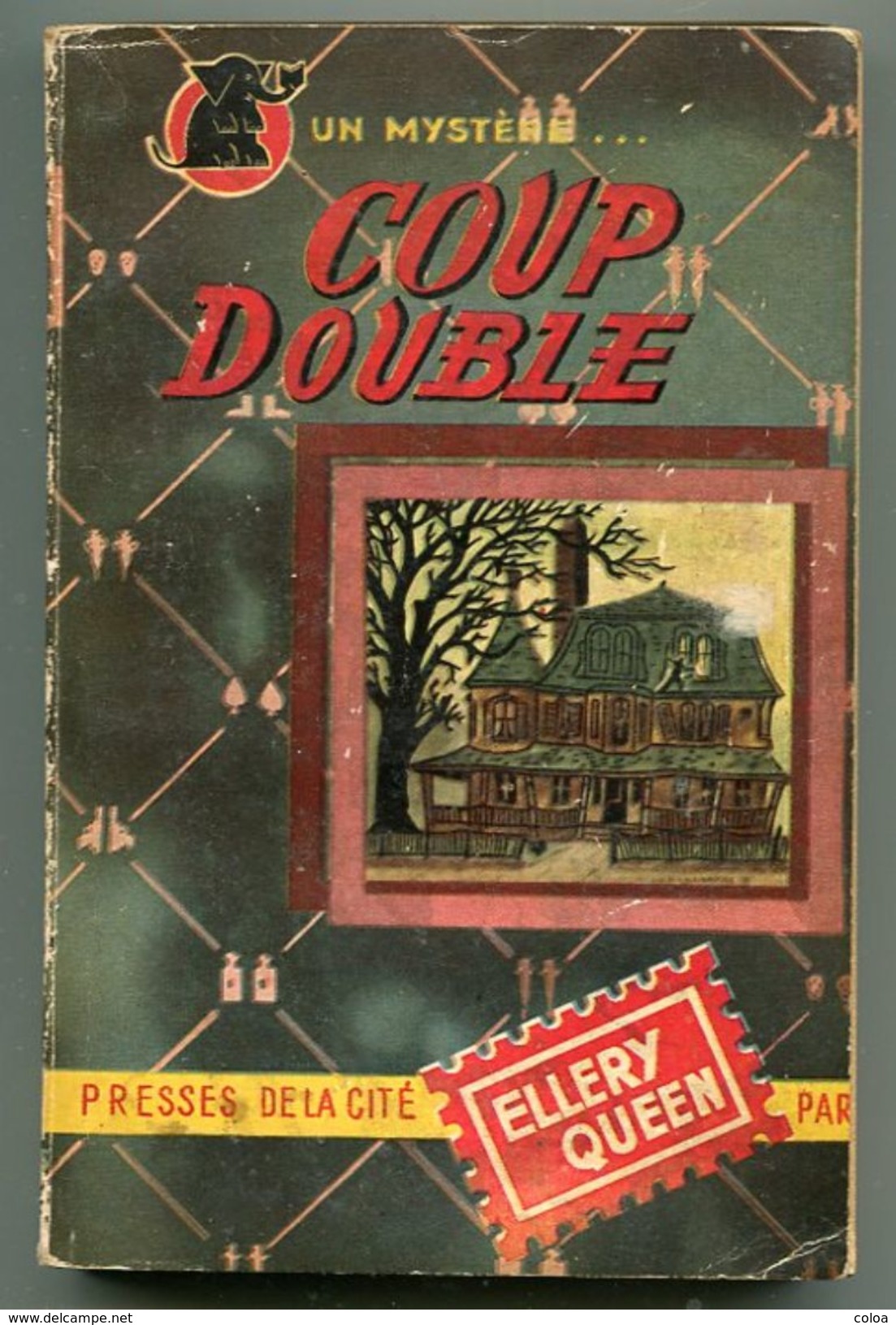 Policier Ellery QUEEN Coup Double 1951 - Presses De La Cité