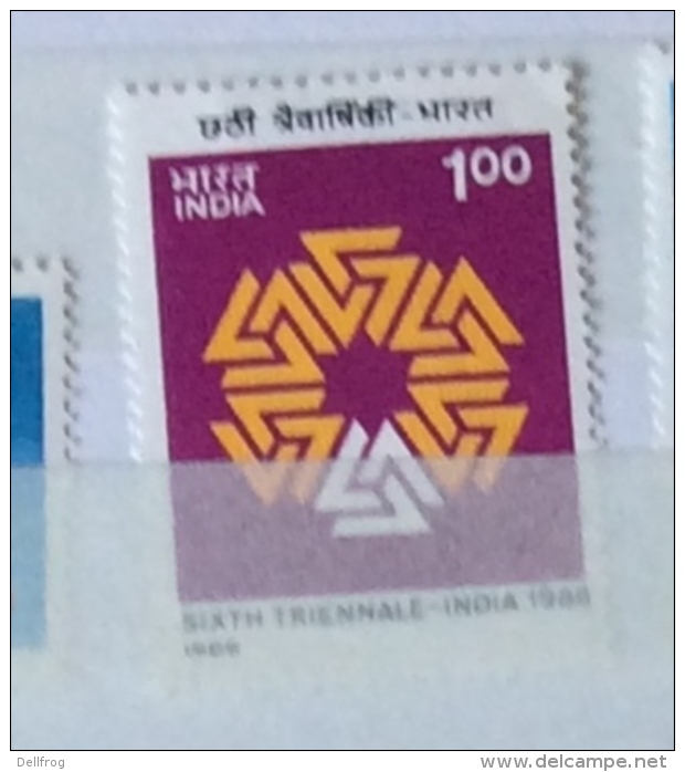 India 1986 Sg 1187 Art Exhibition  Mlh - Unused Stamps