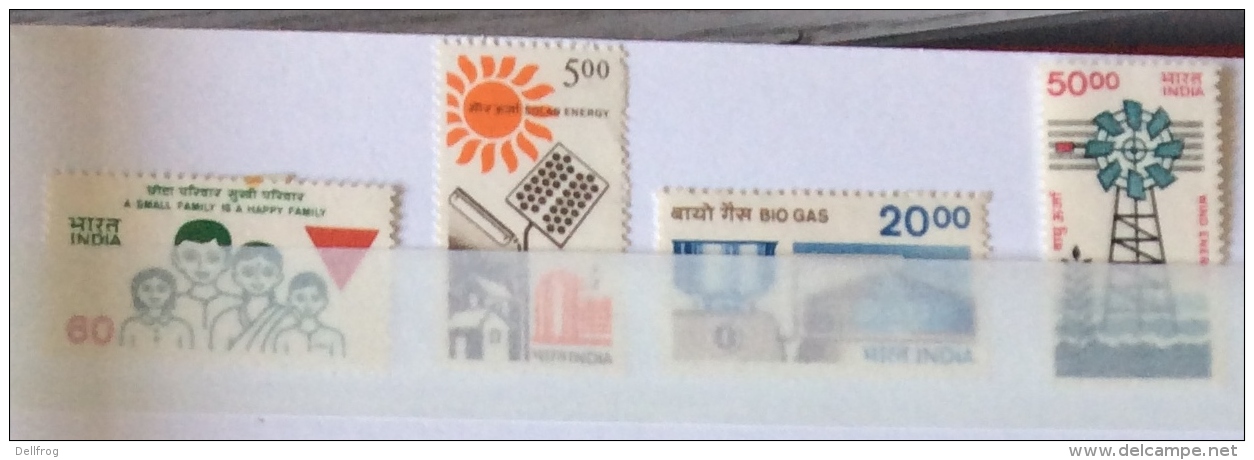 India 1986 Sg 1211,1212,1213,1217,1218,1219 Science And Technology  Mlh - Unused Stamps