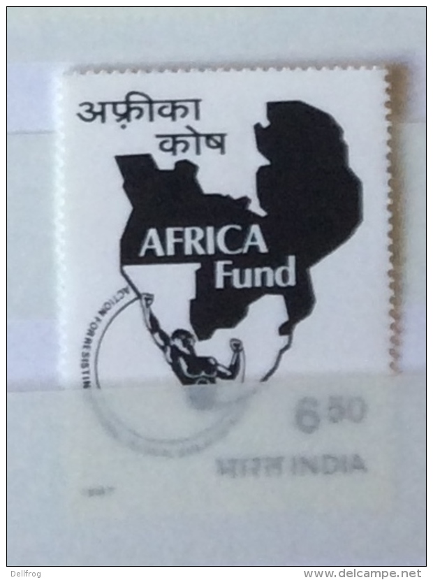 India 1987 Sg 1228 Africa Fund Mnh - Unused Stamps