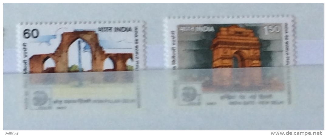 India 1987 Sg 1264-7 India 89 Stamp Exhib Mlh - Unused Stamps