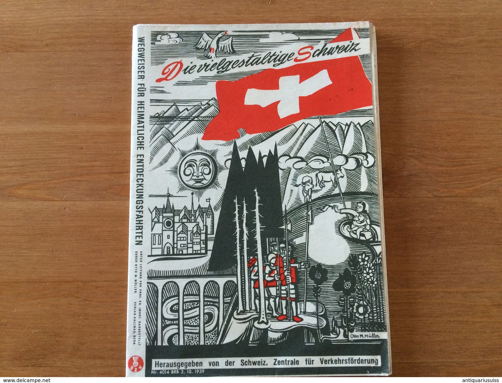 Die Vielgetaltige Schweiz - 1939 - LA SUISSE EN IMAGES - Carte Topografiche