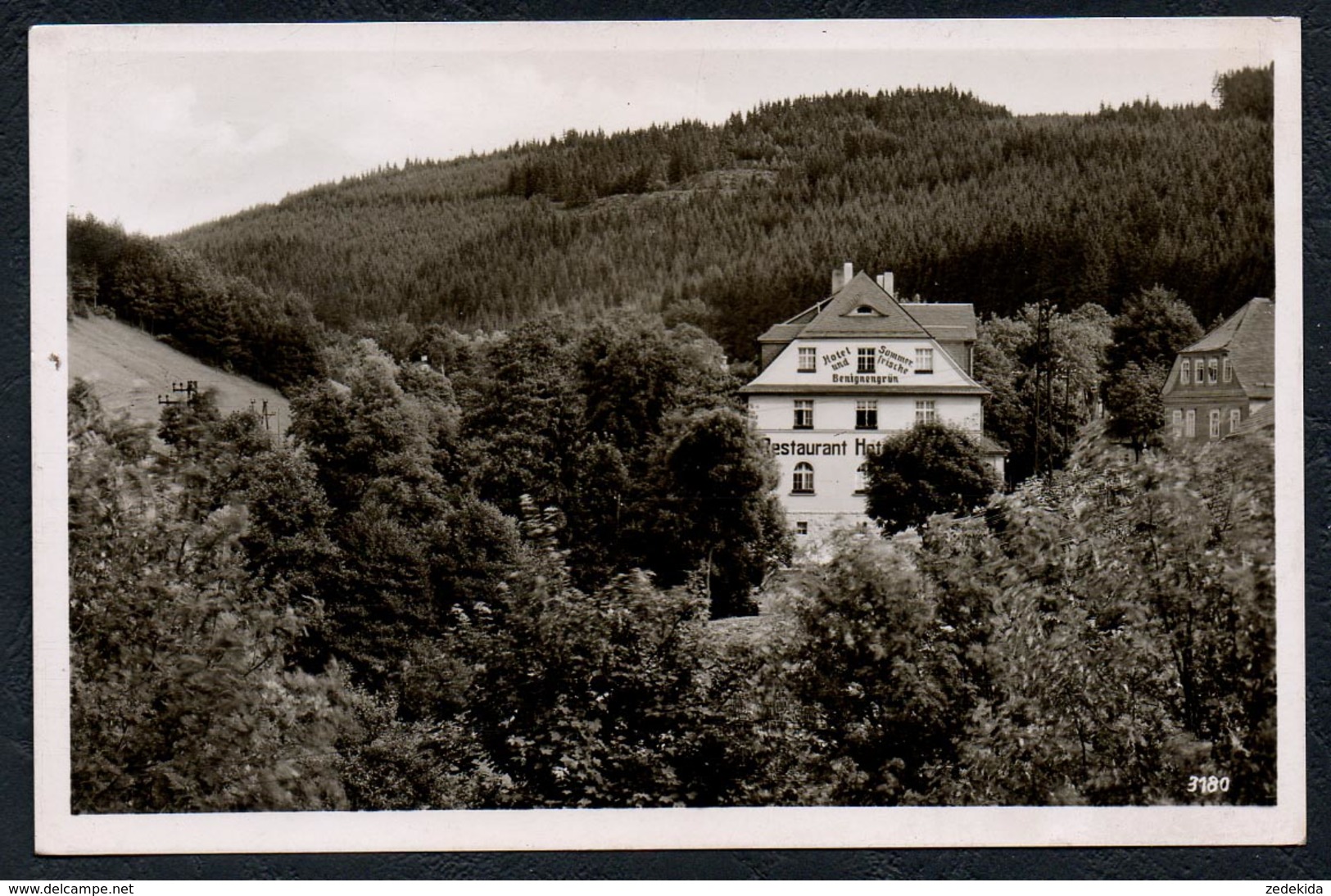 A6040 - Alte Foto Ansichtskarte - Benignengrün Bei Wurzbach - Gaststätte Hotel Restaurant - Gel 1941 - König - Wurzbach