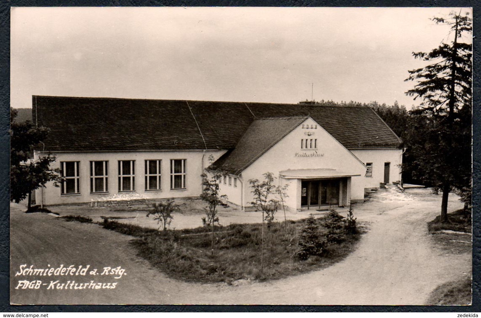 A6047 - Alte Foto Ansichtskarte - Schmiedefeld - FDGB Kulturhaus - Kupfer TOP - Schmiedefeld