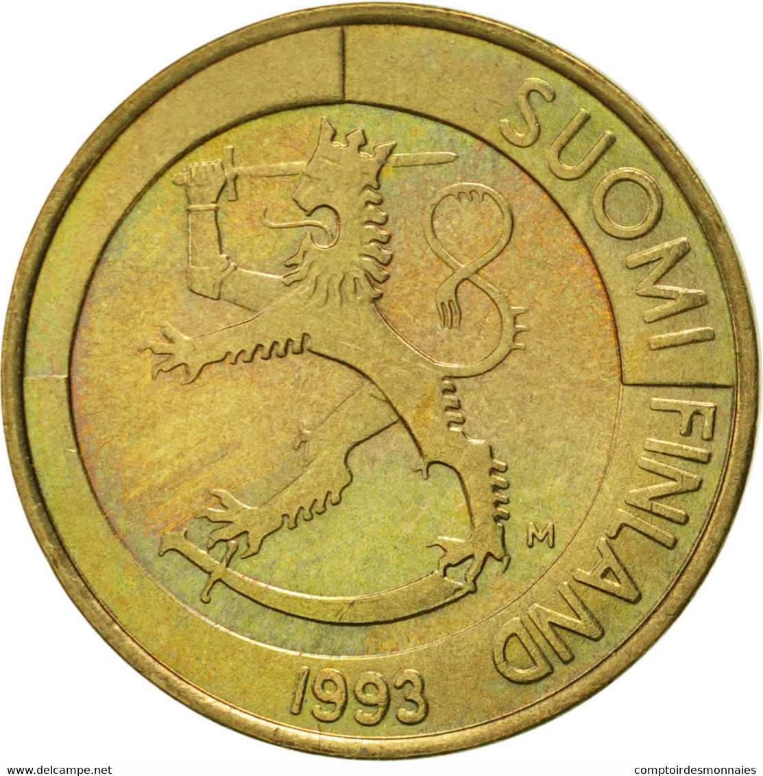 Monnaie, Finlande, Markka, 1993, SUP, Aluminum-Bronze, KM:76 - Finlande