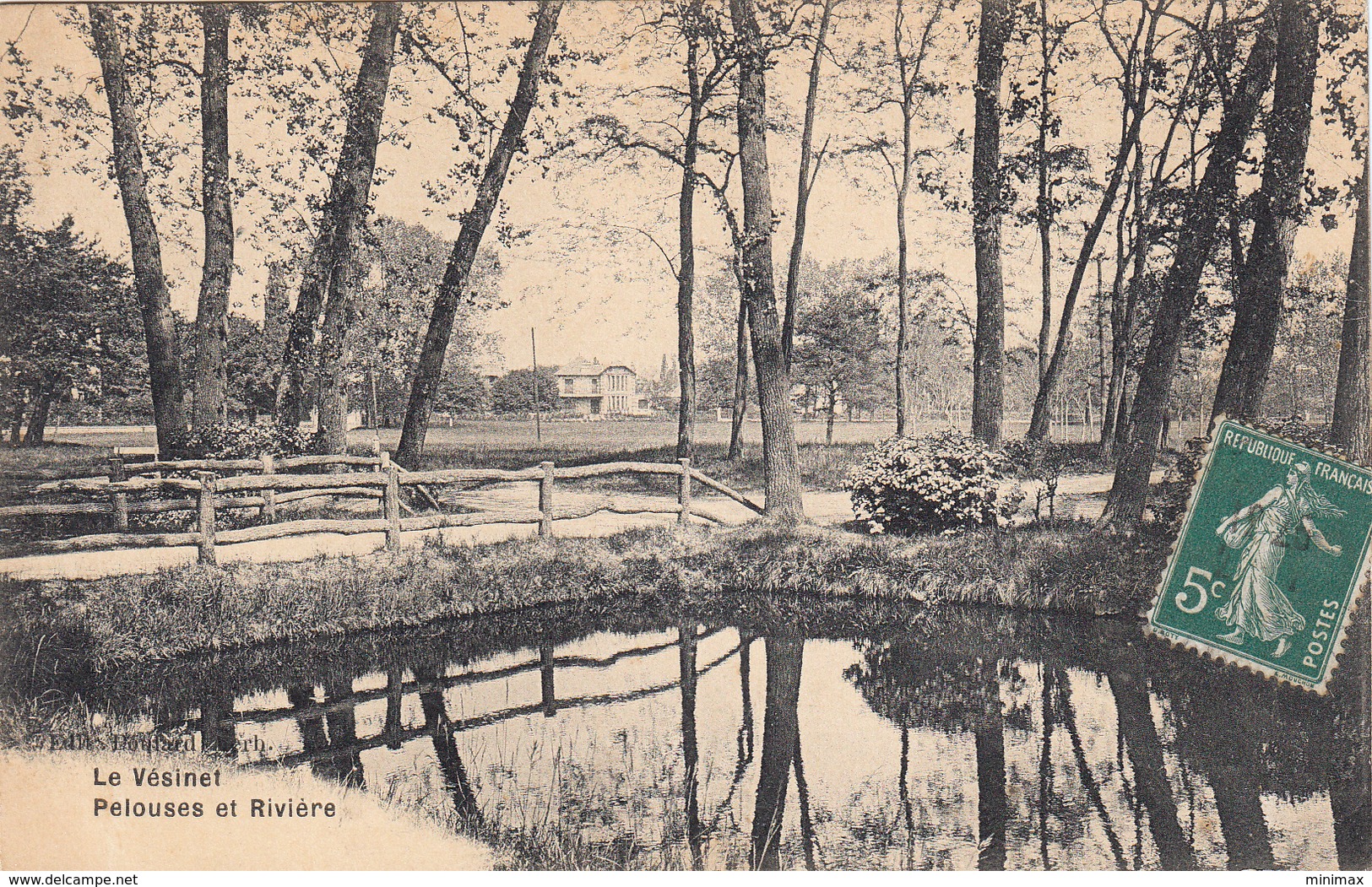 Le Vésinet - Pelouses Et Rivière - Le Vésinet