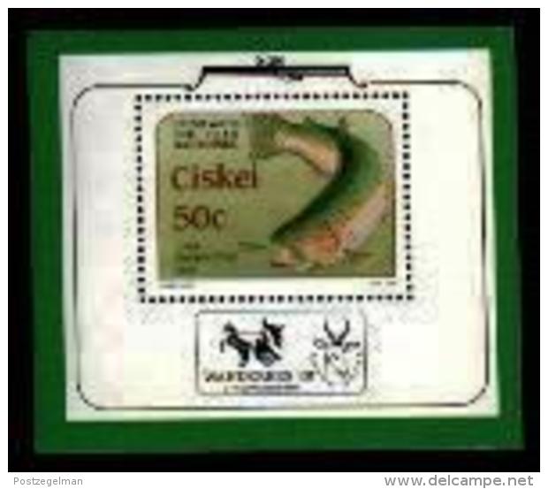 CISKEI, 1987, Mint Never Hinged Stamps , MI 156, Trout Hatcheries, Block4 - Ciskei