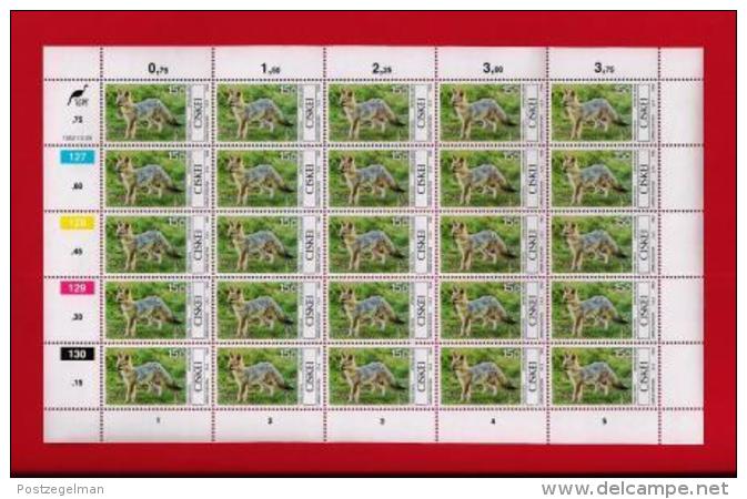 CISKEI, 1982 Mint Never Hinged Stamp(s ) In Full Sheets, MI 30-33, Small Animals - Ciskei