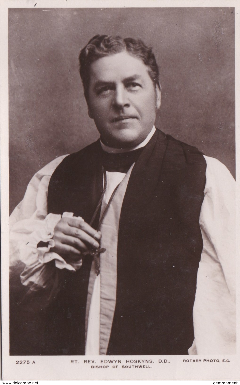 RT REV  EDWYN HOSKYNS.D.D.  BISHOP OF SOUTHWELL - Otros & Sin Clasificación