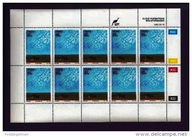 CISKEI, 1992, Mint Never Hinged Stamp(s ) In Full Sheet(s), MI 211-214, Cloud Formations S946 - Ciskei