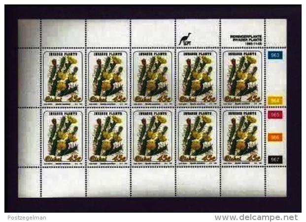 CISKEI, 1993, Mint Never Hinged Stamp(s ) In Full Sheet(s), MI 242-245, Invader Plants,  S953 - Ciskei