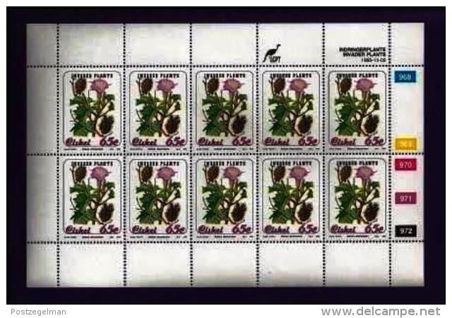 CISKEI, 1993, Mint Never Hinged Stamp(s ) In Full Sheet(s), MI 242-245, Invader Plants,  S953 - Ciskei