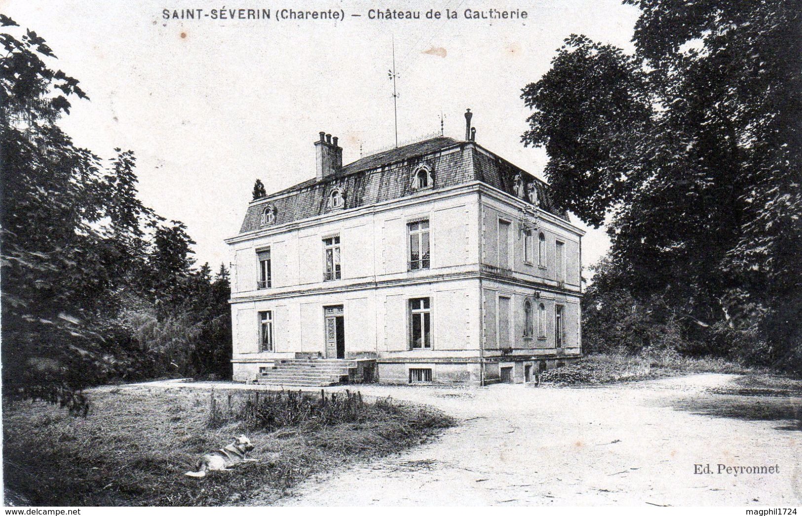 Cpa(16)-saint-sèverin - Chateau De La Gautherie . - Autres & Non Classés