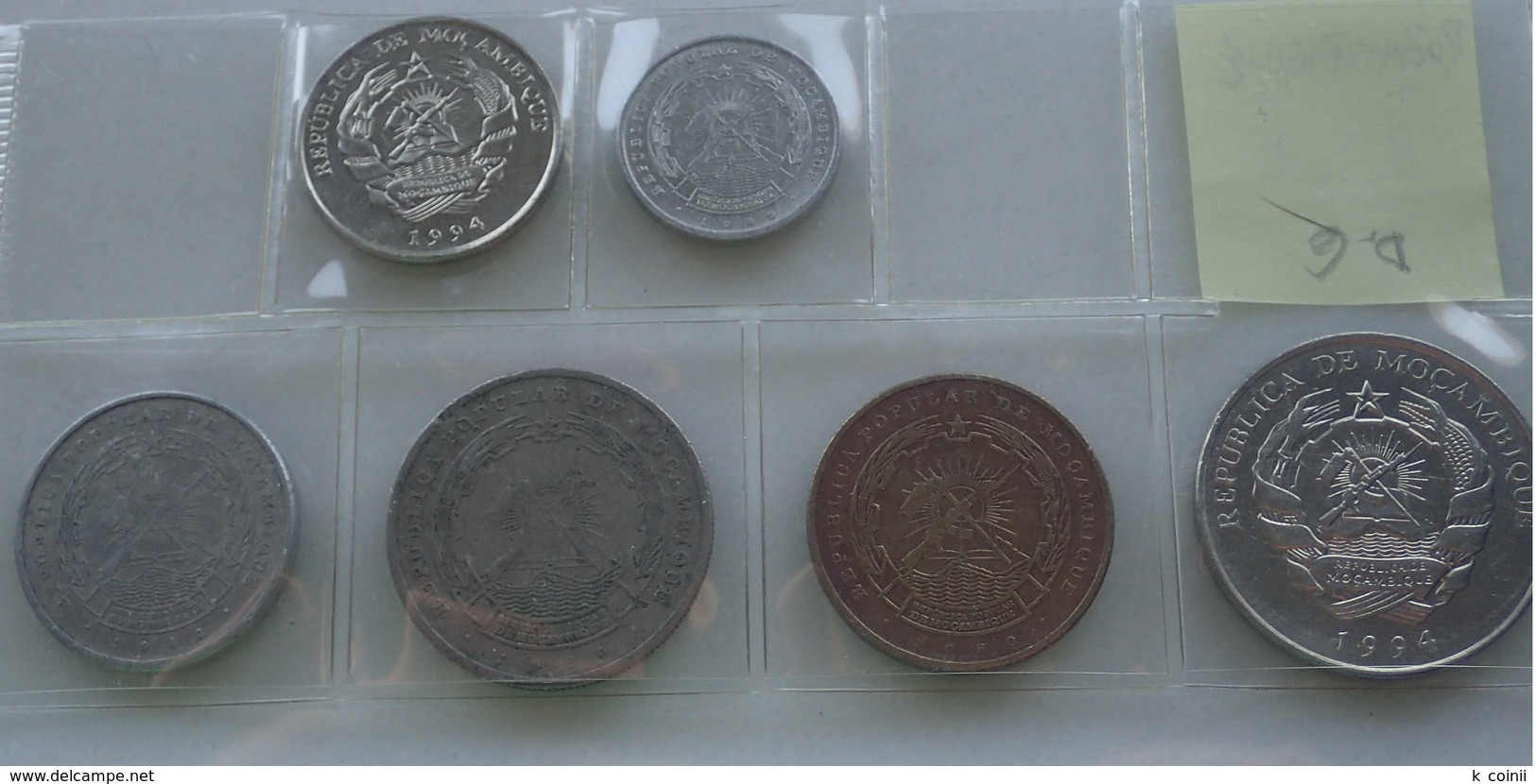 Mozambique - Set Of 6 Coins (portuguese Colonies) - Ref 04 - Mozambique