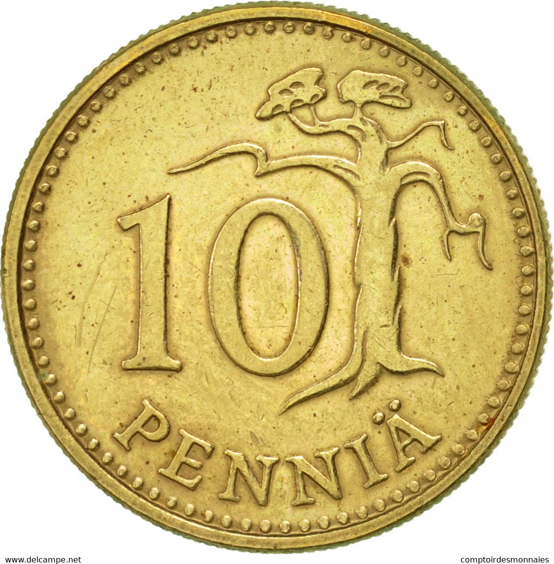 Monnaie, Finlande, 10 Pennia, 1982, TTB+, Aluminum-Bronze, KM:46 - Finlande