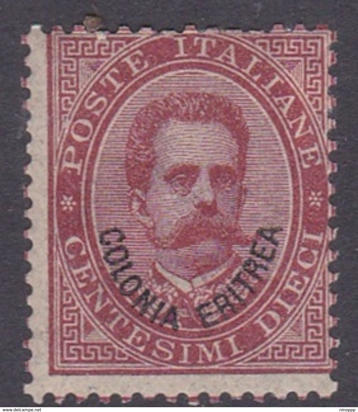 Italy-Colonies And Territories-Eritrea S 4 1893 King Umberto I 10c Carmine,mint Hinged - Eritrea