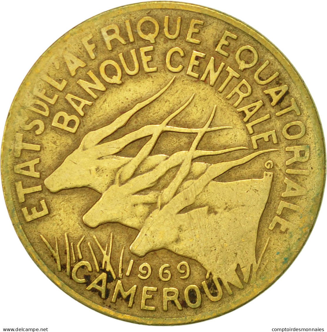 Monnaie, États De L'Afrique équatoriale, 10 Francs, 1969, Paris, TB - Cameroun