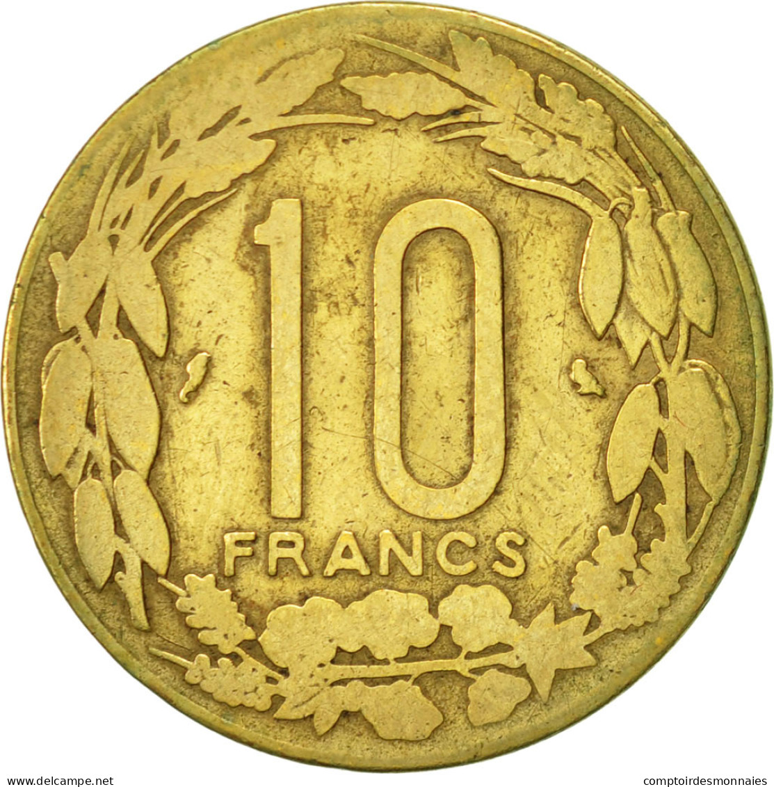 Monnaie, États De L'Afrique équatoriale, 10 Francs, 1969, Paris, TB - Cameroun