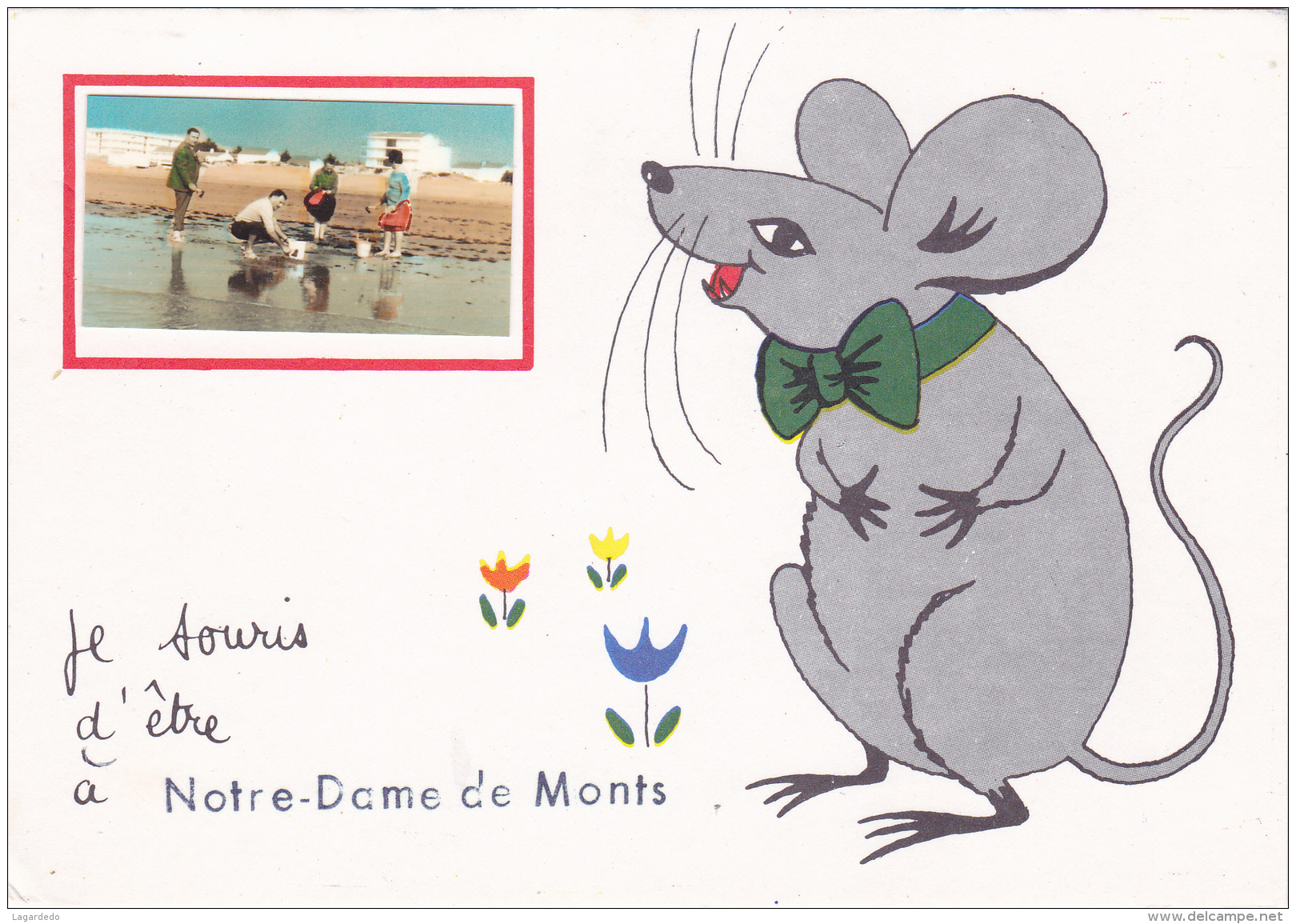 JE SOURIS D ETRE A NOTRE DAME DES MONTS ILLUSTRATEUR - Autres & Non Classés