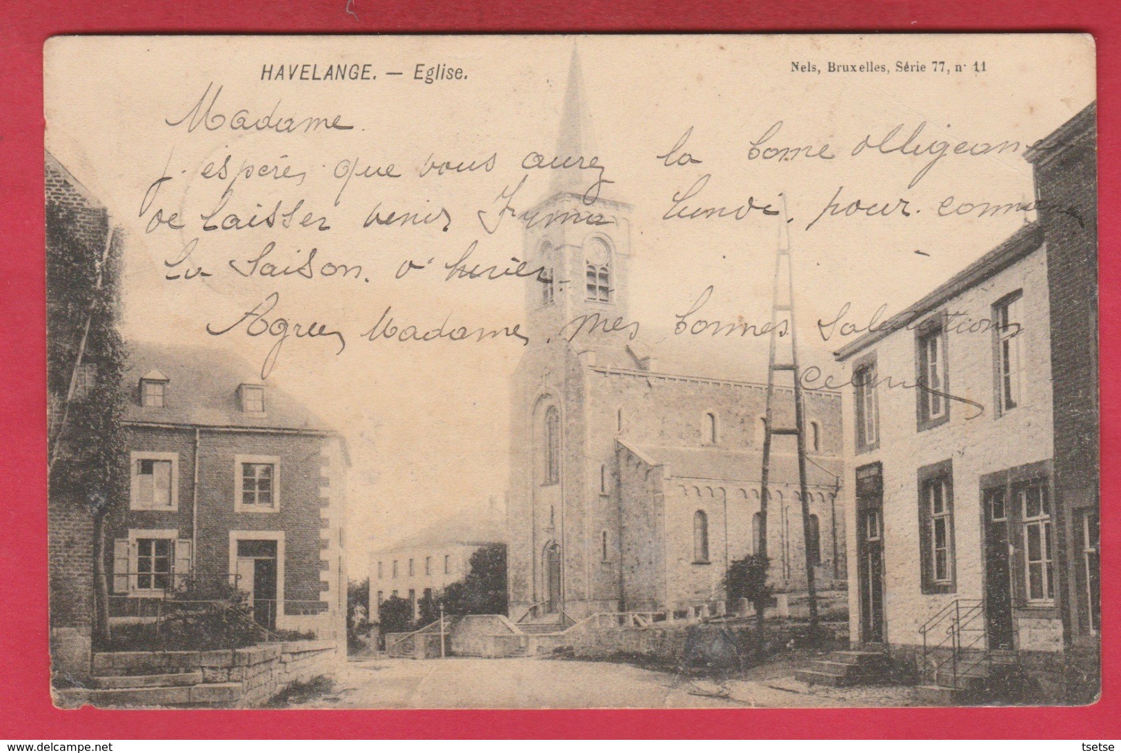 Havelange - Eglise ... Série Nels - 1907 ( Voir Verso ) - Havelange