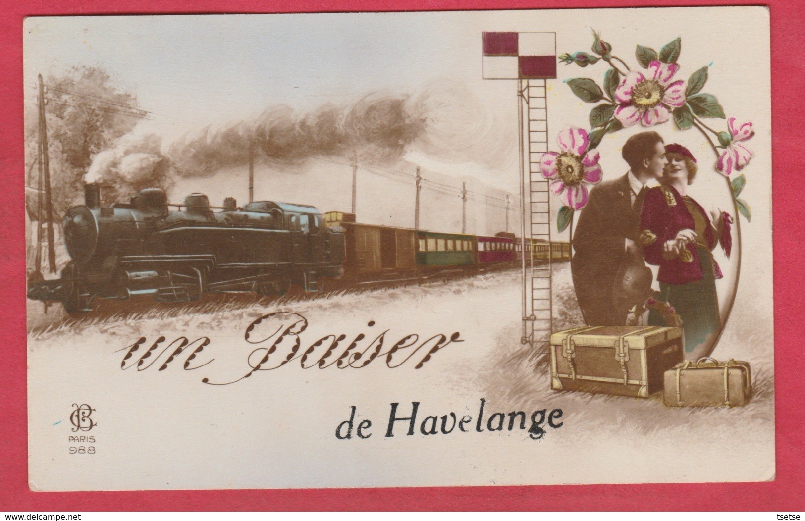 Havelange - Un Baiser D'Havelange ... Jolie Fantaisie ( Voir Verso ) - Havelange