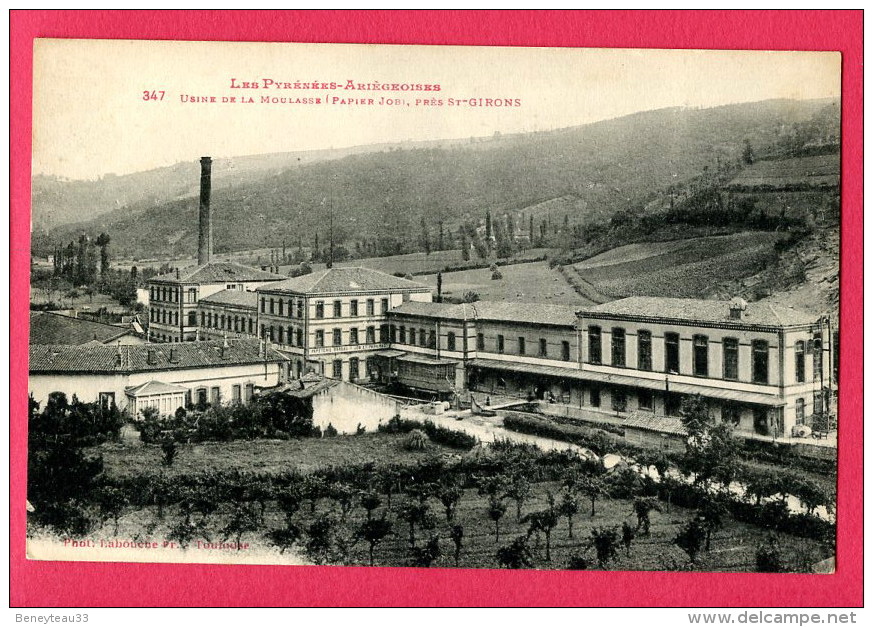 CPA (Réf : B 122)  347 USINE DE LA MOULASSE (papier Job) PRÈS SAINT-GIRONS (09 ARIÈGE) - Saint Girons