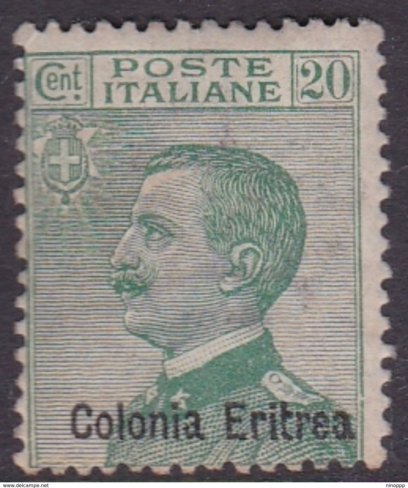 Italy-Colonies And Territories-Eritrea S 93 1925 King Vittorio Emanuele III,20c Green, MNH - Eritrea