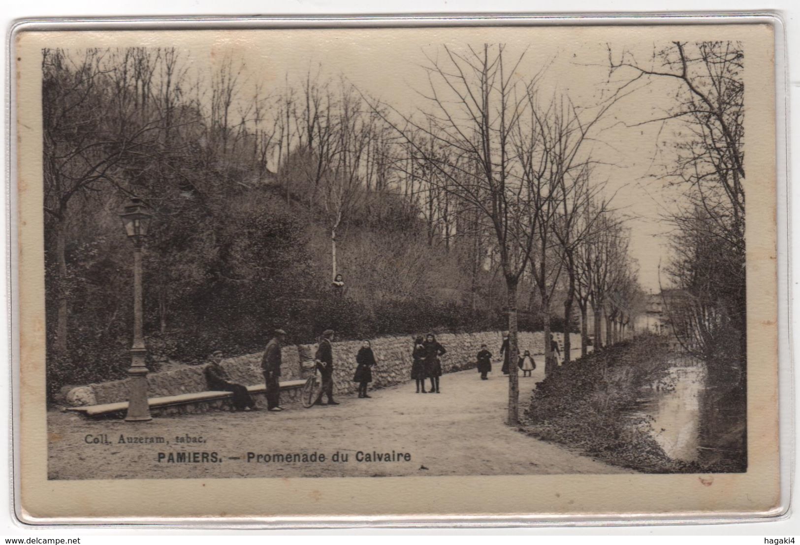 CPA 09 : PAMIERS - Promenade Du Calvaire - 1908 - Pamiers