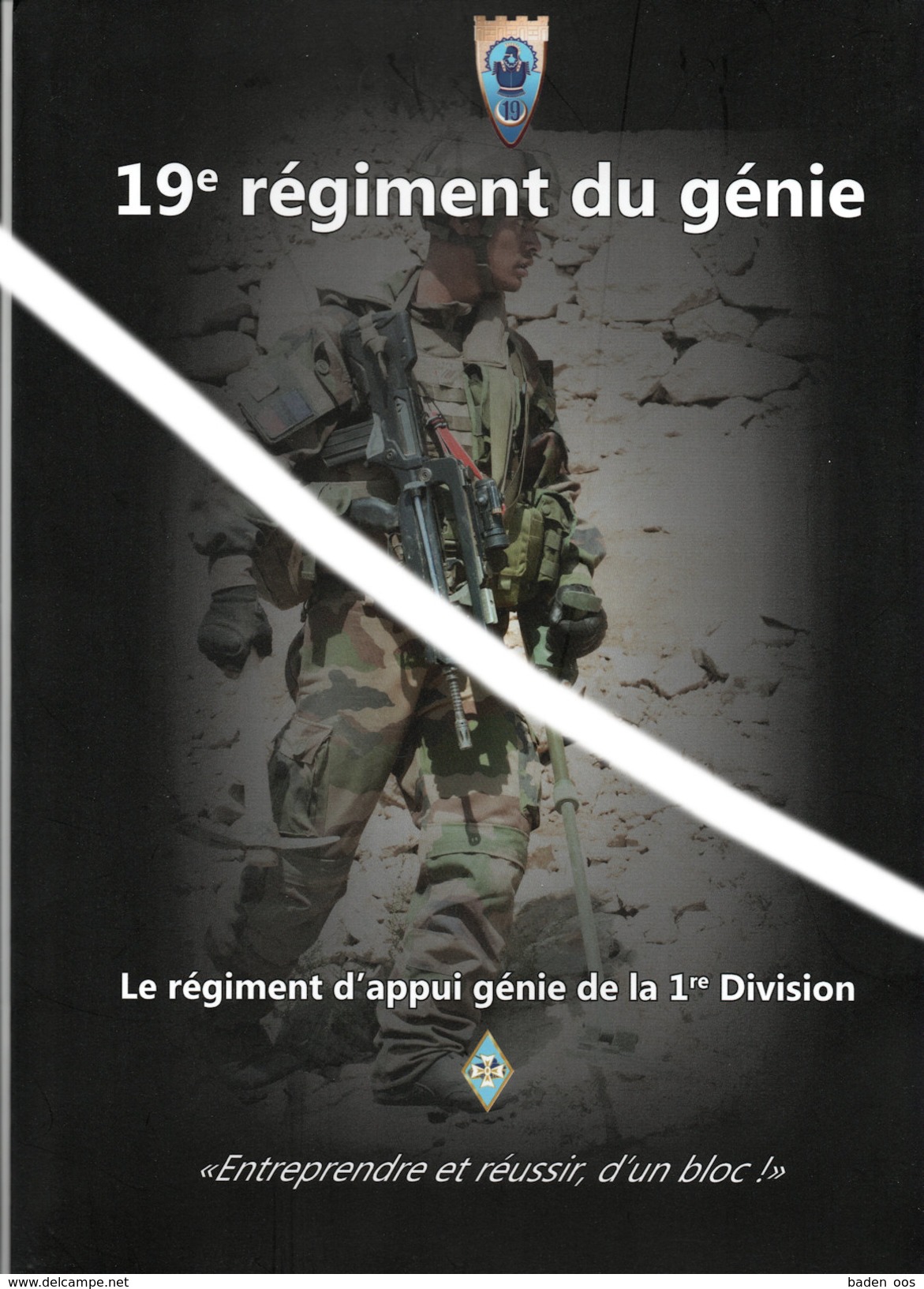 Pochette  Porte Documents 19° Régiment Du Génie - Autres & Non Classés