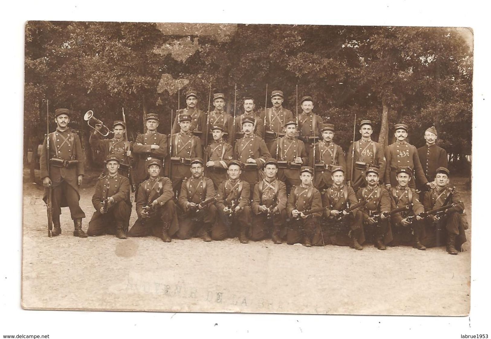 La Braconne-Militaires Du 108è Carte Photo--(C.363) - Autres & Non Classés