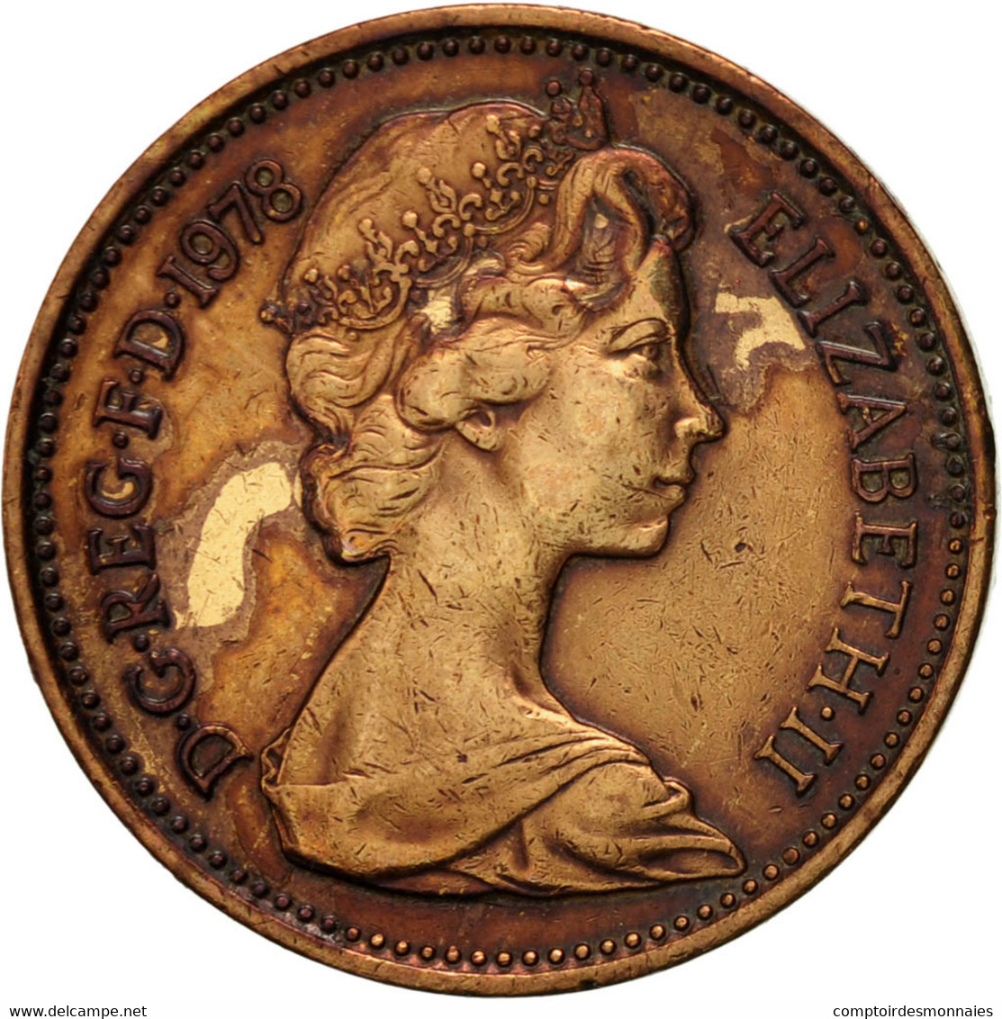 Monnaie, Grande-Bretagne, Elizabeth II, New Penny, 1978, TTB, Bronze, KM:915 - 1 Penny & 1 New Penny