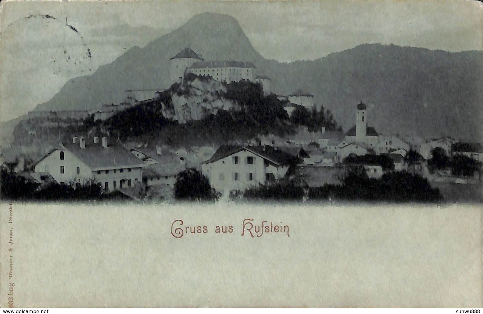 Gruss Aus Kufstein (Litho Römmler & Jonas, 1898) - Kufstein