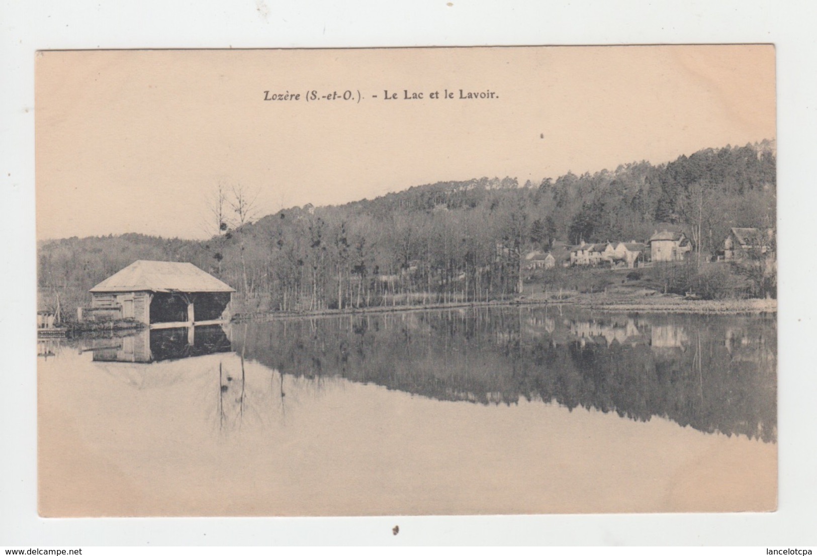 91 - VALLEE DE CHEVREUSE / LOZERE - LE LAC ET LE LAVOIR - Autres & Non Classés