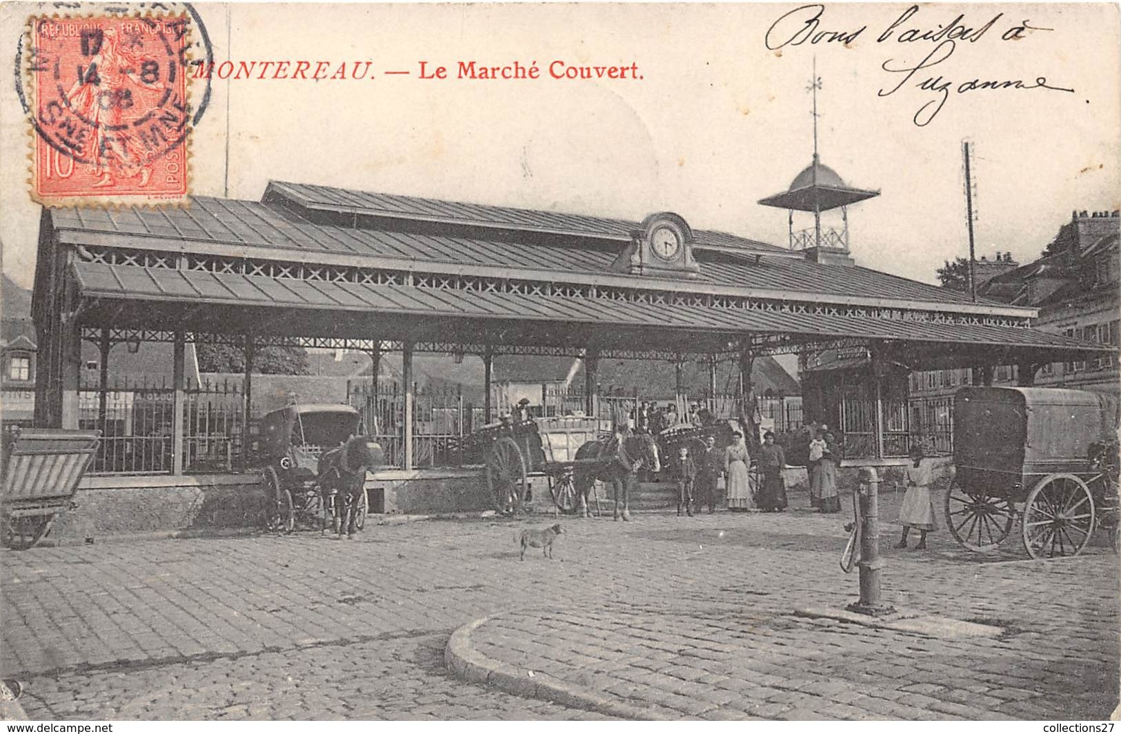 77-MONTEREAU- LE MARCHE COUVERT - Montereau