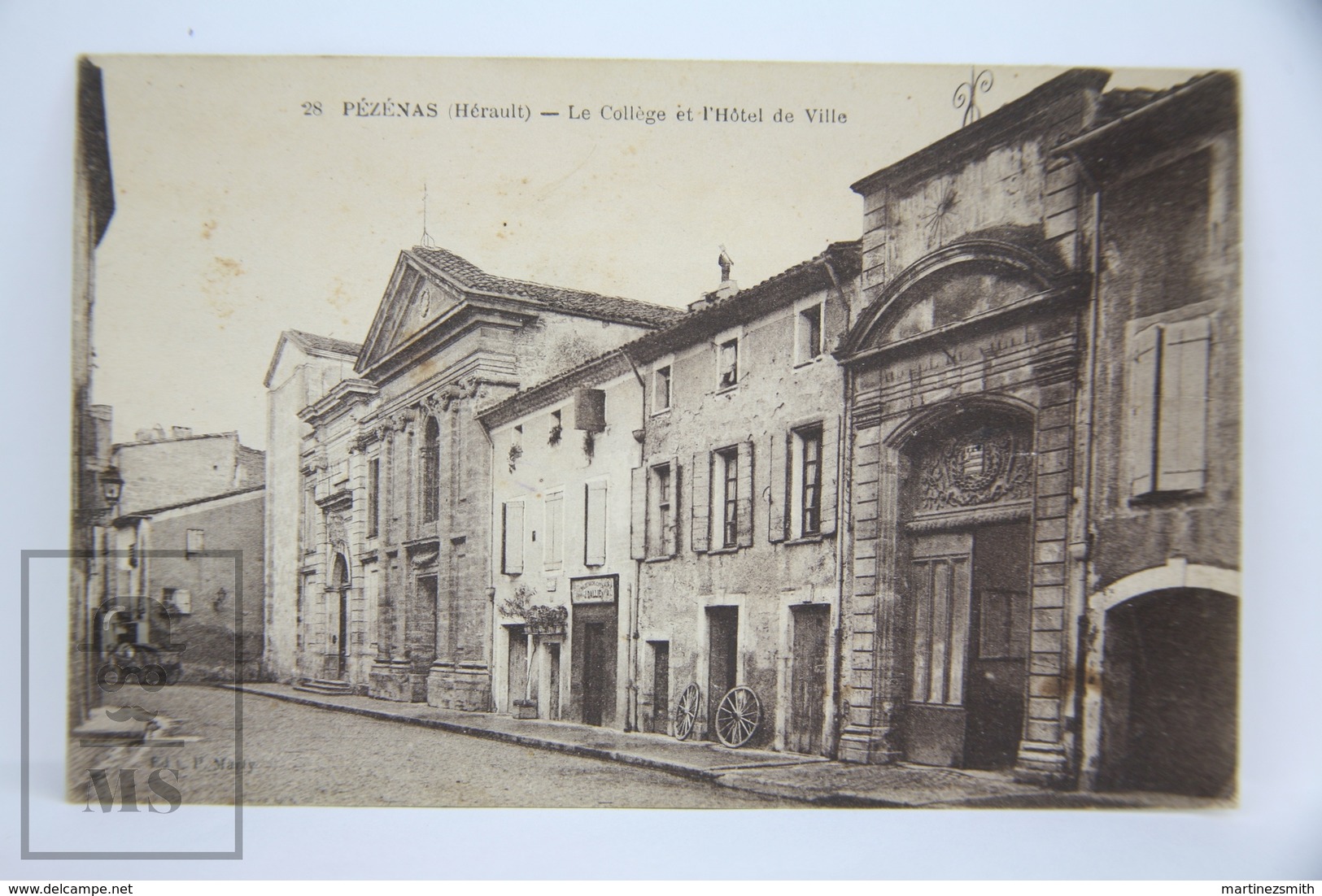 Postcard France - Pézenas - Le Collège Et L'Hôtel De Ville - Pezenas